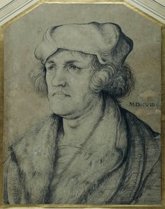 Portret van een man door Hans Burgkmair