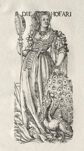 De Zeven Ondeugden: Trots, ca. 1510 door Hans Burgkmair