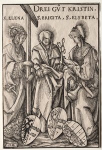 De Drie Christelijke Heldinnen: Heiligen Helena, Brigida en Elizabeth