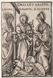 De Drie Christelijke Heldinnen: Heiligen Helena, Brigida en Elizabeth