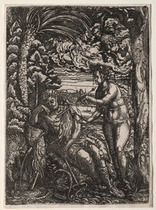 Venus en Mercurius door Hans Burgkmair