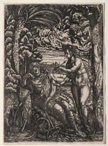 Venus en Mercurius door Hans Burgkmair