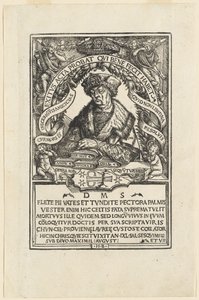 Conrad Celtis door Hans Burgkmair I