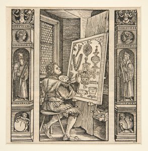 Der Geschmeidemaler uit Petrarca door Hans Burgkmair the Elder