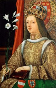Portret van Eleonora van Portugal 1434-1467, Heilige Roomse Keizerin door Hans Burgkmair the Elder