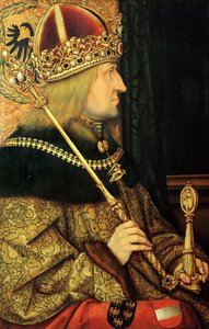 Portret van Frederik III 1415-1493, Heilige Roomse Keizer, eind 15e eeuw