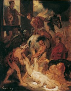De marteling van de heilige Hippolytus door Hans Canon