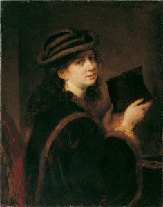 Meisje met stereoscoop