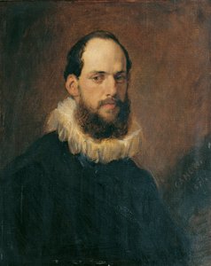 Wilhelm Wartenegg in een kostuum uit de 17e eeuw