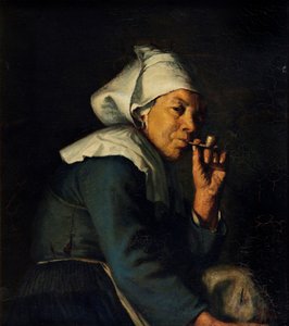 Boerin uit Bretagne, ca. 1886 door Hans Christian Koefoed