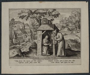 Heilige Hiëronymus door Hans Collaert