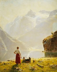 Een zomerdag op een Noorse fjord