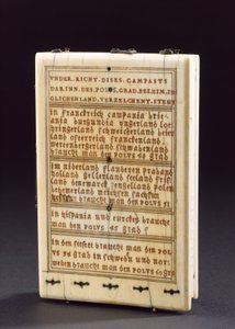 Tabletkompas zonnewijzer, Neurenberg, 1574 door Hans Ducher