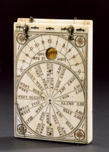 Tabletkompas zonnewijzer, Neurenberg, 1574
