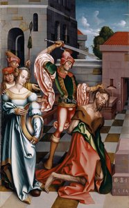 De Onthoofding van Johannes de Doper, 1514 door Hans Fries