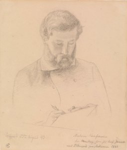 Hermann Kauffmann door Hans Gude