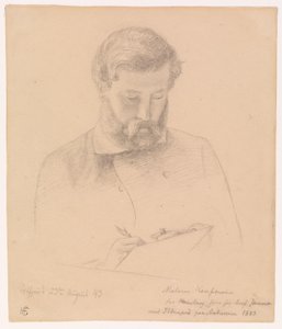 Hermann Kauffmann door Hans Gude