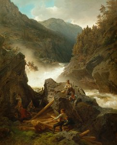 Rukkedals rivier, Nes in Hallingdal