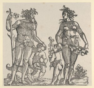 Wilde man en wilde vrouw, 1545