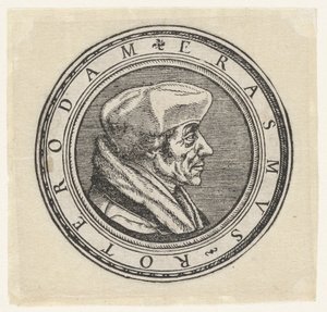 Portret van Erasmus door Hans Holbein (II)