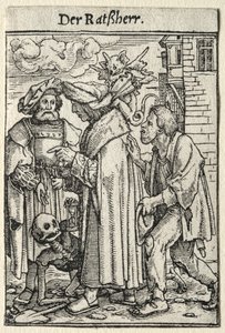 Dans van de Dood: De Raadgever door Hans Holbein