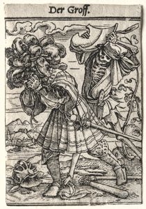 Dans van de dood: De graaf, ca. 1526 door Hans Holbein