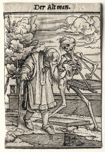 Dans van de dood: De oude man door Hans Holbein