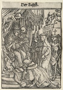 Dans van de Dood: De Paus door Hans Holbein