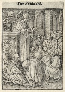 Dans van de dood: De prediker door Hans Holbein