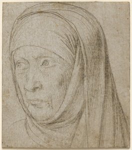 Hoofd van een oude vrouw, c. 1500