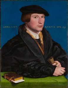 Portret van een lid van de familie Wedigh door Hans Holbein