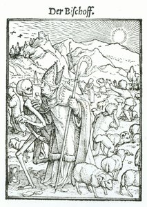 De dood en de bisschop, uit 