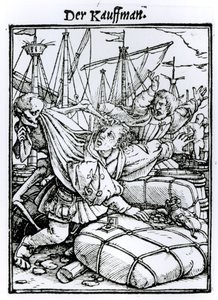 De dood en de koopman, uit 