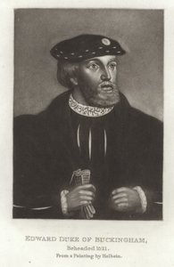 Edward Hertog van Buckingham door Hans Holbein der Jüngere