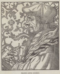 Erasmus door Hans Holbein der Jüngere