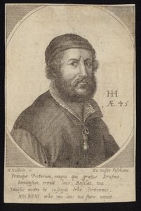 Zelfportret van Hans Holbein