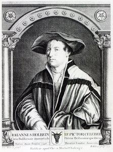 Hans Holbein de Jongere, gegraveerd door Bartholomaus Huebner, 1790 door Hans Holbein der Jüngere