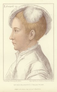 Koning Edward VI van Engeland en Ierland door Hans Holbein der Jüngere