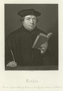 Maarten Luther door Hans Holbein der Jüngere