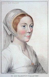 Portret van Catherine Howard (1520-42) door Hans Holbein der Jüngere