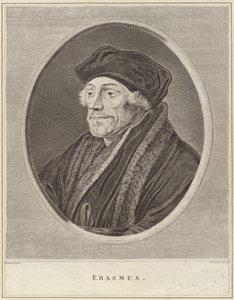 Portret van Desiderius Erasmus door Hans Holbein der Jüngere
