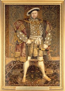 Portret van Hendrik VIII (1491-1547) door Hans Holbein der Jüngere