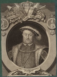 Portret van koning Hendrik VIII van Engeland door Hans Holbein der Jüngere