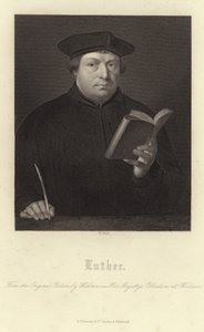 Portret van Martin Luther door Hans Holbein der Jüngere