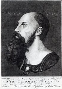 Portret van Sir Thomas Wyatt de Jongere (ca. 1521-54) gegraveerd door Ogborn, 1775 door Hans Holbein der Jüngere