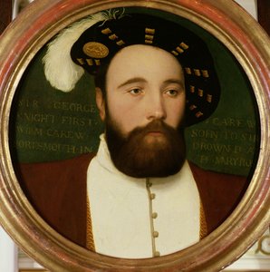 Sir George Carew door Hans Holbein der Jüngere