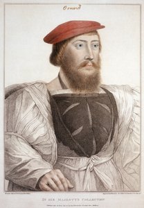 Sir Thomas Boleyn (1477-1539) gegraveerd door Francesco Bartolozzi (1727-1815) 1797 door Hans Holbein der Jüngere