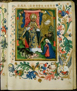 St. Augustinus met de Maagd en Kind