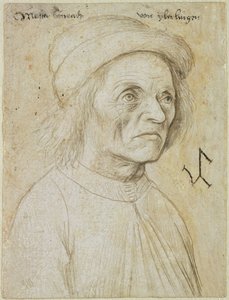 Portret van Konrad Wurffel door Hans Holbein the Elder