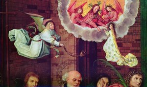 De dood van de Maagd (detail) door Hans Holbein the Elder